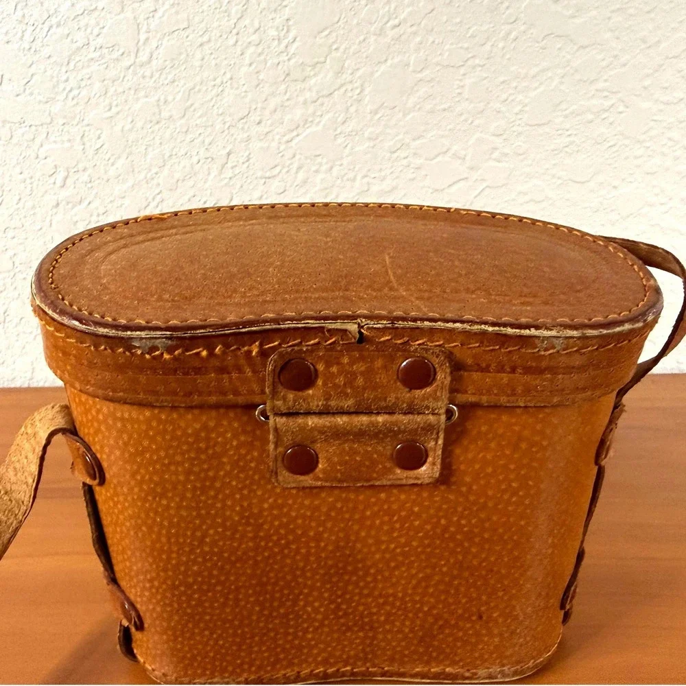 Vintage Hambletonian Peerless 8x30 Binoculars Japan Coated Optics Leather Case
